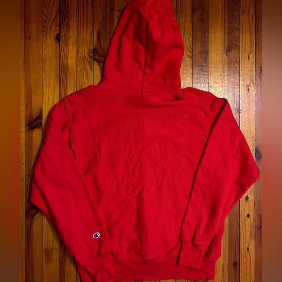 Georgia University Champion Reverse Weave Hoodie Sweatshirt - Picture 6 of 6